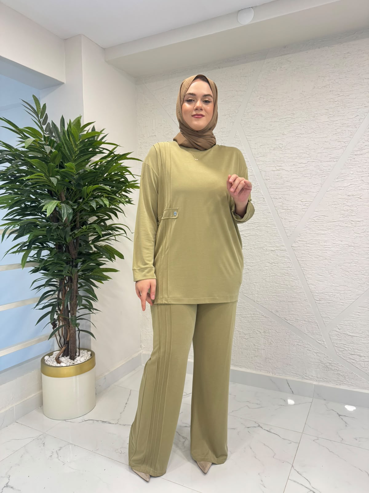 NORSHEN 027 PANTOLON TAKIM YAĞ YEŞİL