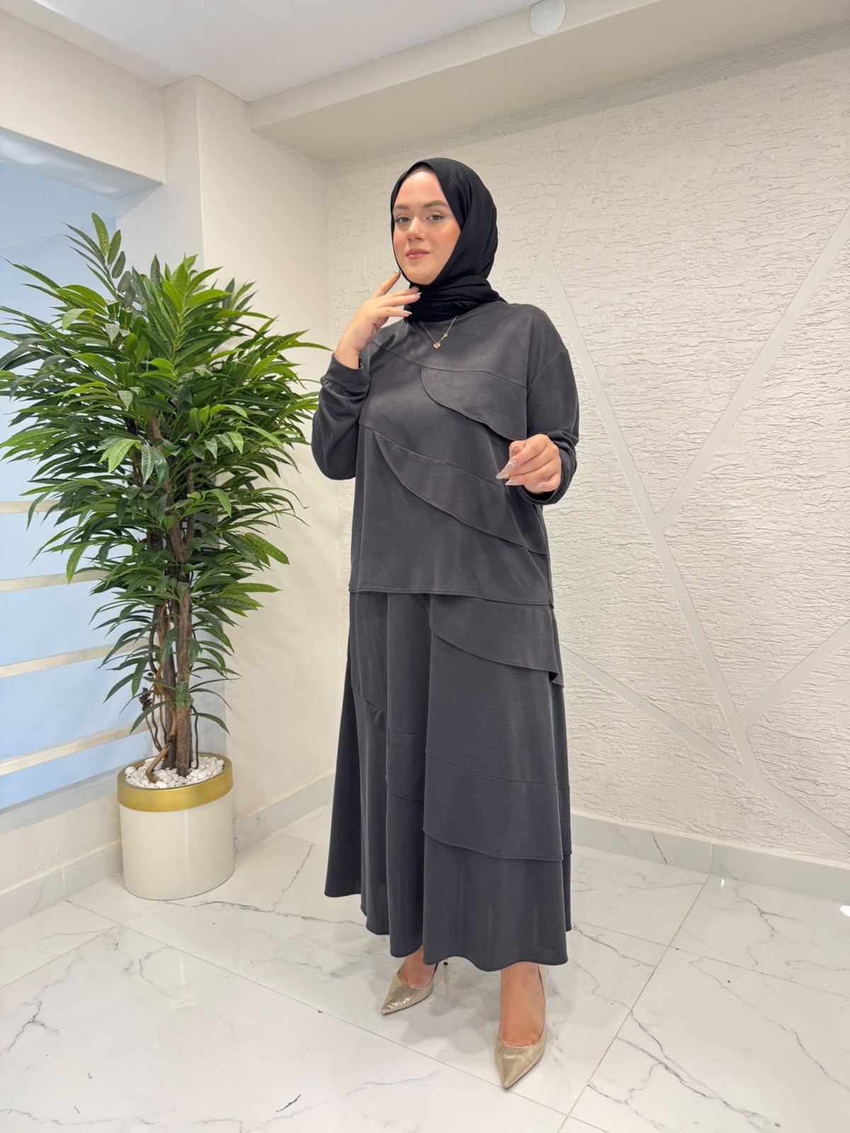 NORSHEN 0030 ETEKLİ TAKIM SİYAH