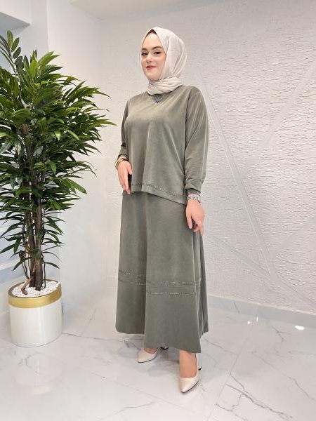 MİSSA OYSHO PELİT ETEK TAKIM HAKİ