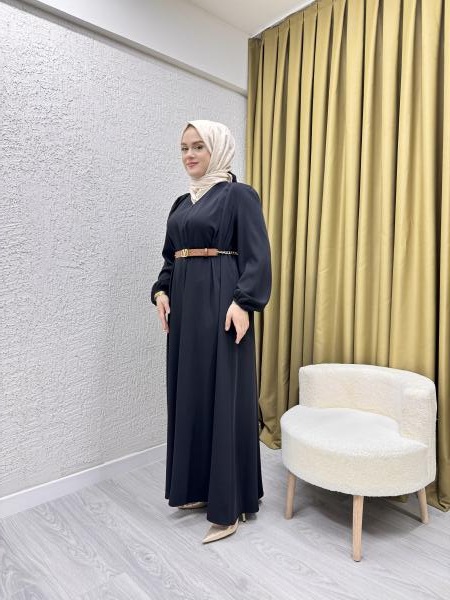 MYRED 50322 ELBİSE SİYAH