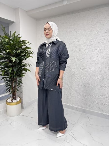 CEREMONY 59127 ÖNDEN DÜĞMELİ MONARCH PANTOLONLU TAKIM ANTRASİT