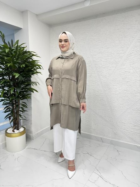 CEREMONY 5139 ÖN GÖĞÜS ALLER DETAYLI VERANO TUNİK HAKİ