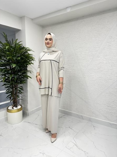 CEREMONY 5931 BİYE KOMBİNLİ PANTOLONLU BAMBU TAKIM TAŞ