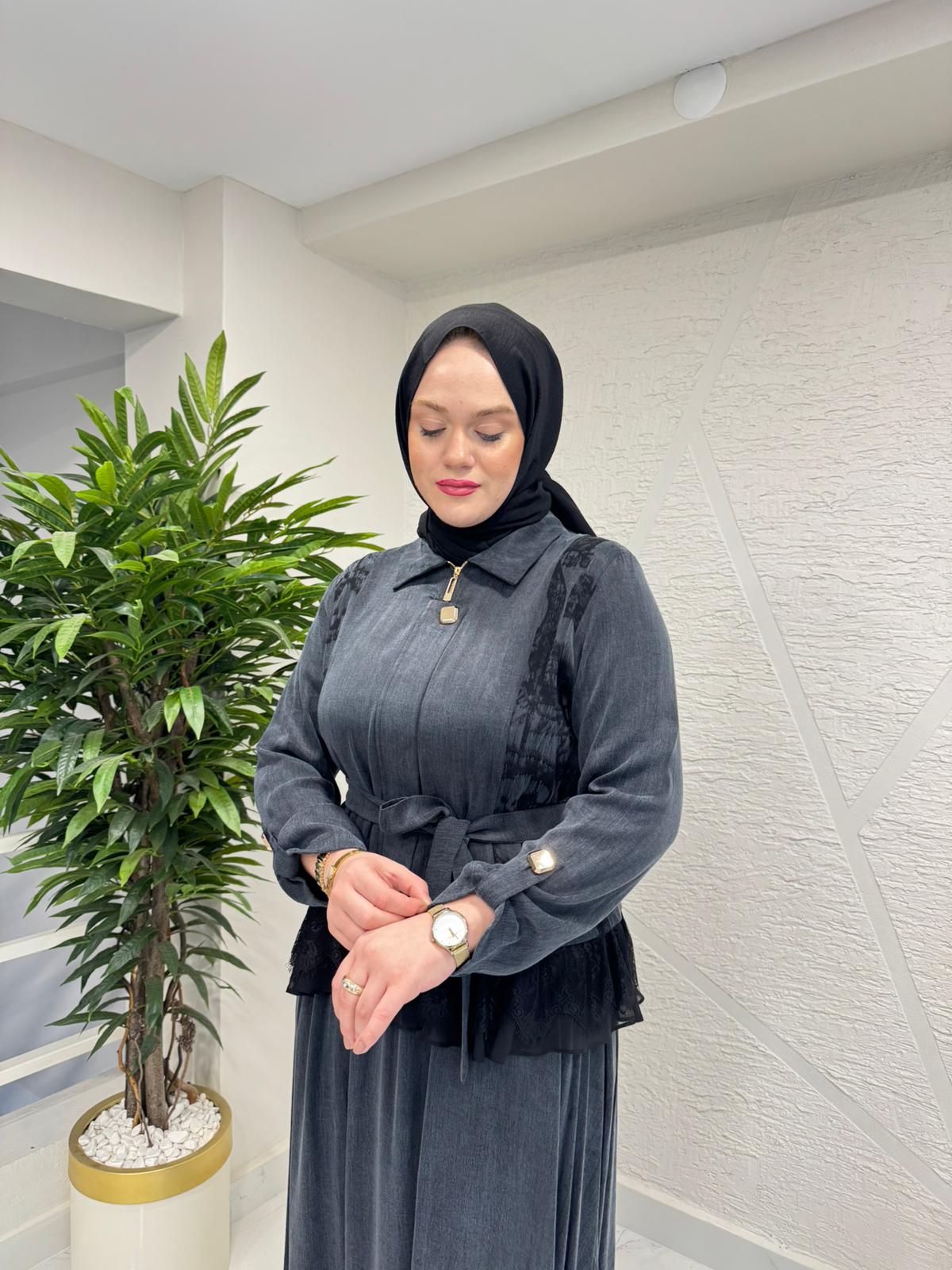 MARCHA 10919 ETEKLİ TAKIM ANTRASİT