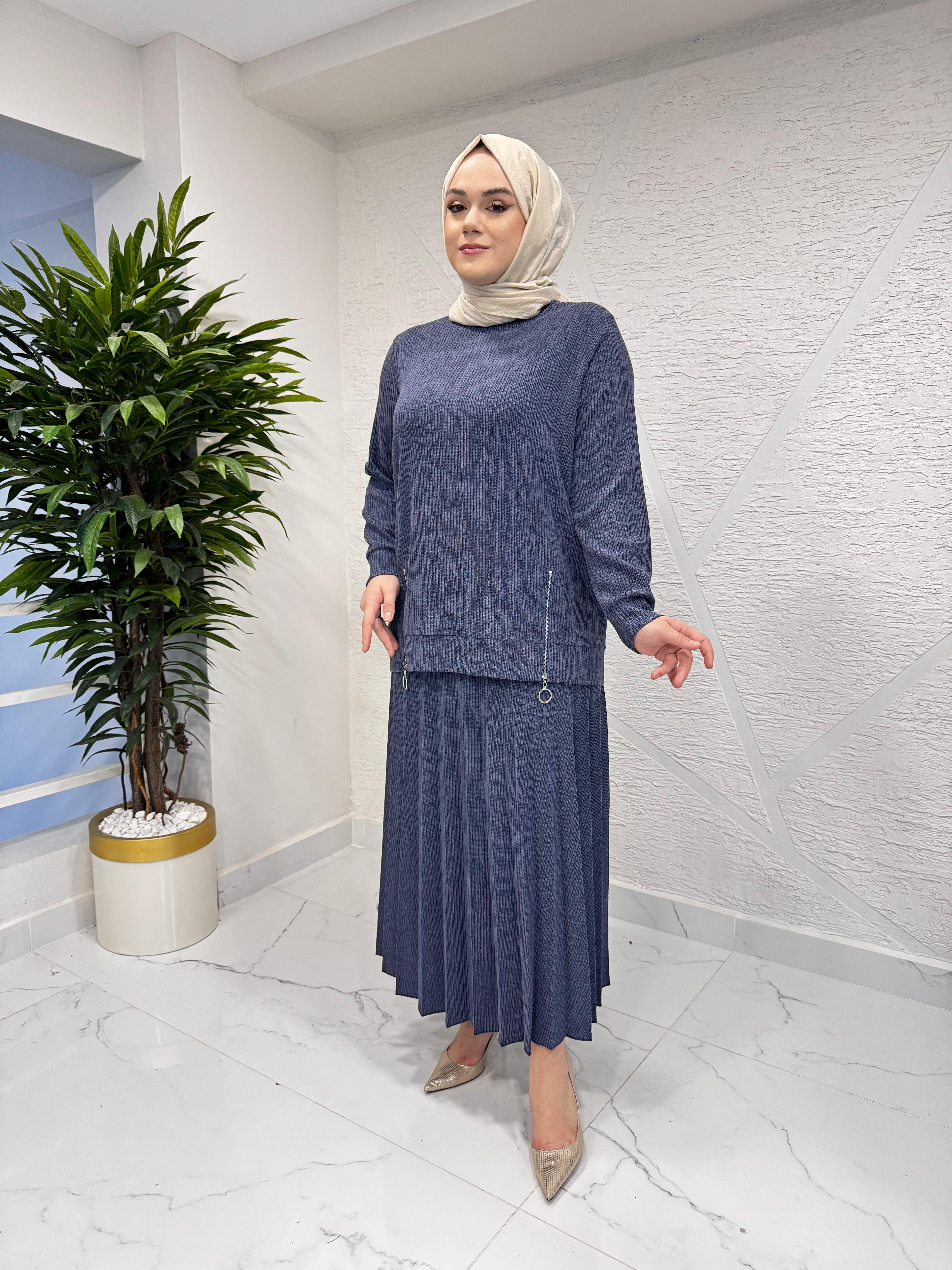 CLEMENCE 1329 RIO ETEKLİ TAKIM LACİVERT