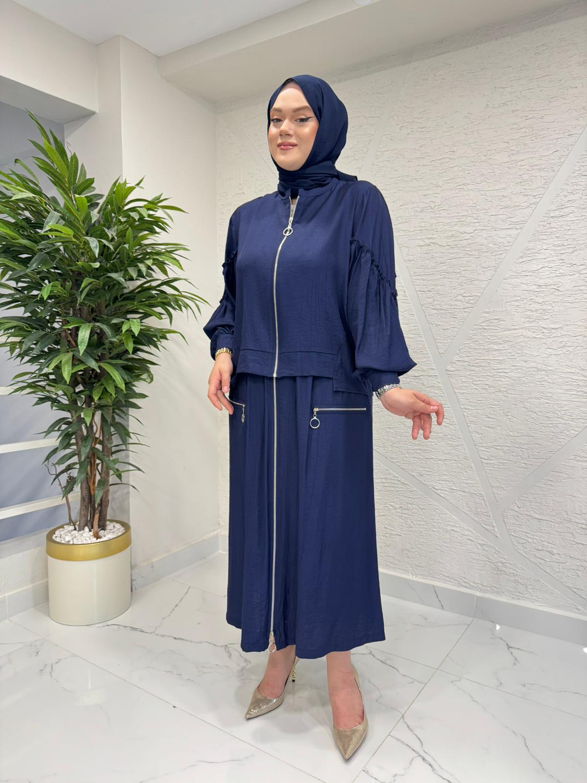 CLEMENCE 1436 ASEL ETEK TAKIM LACİVERT
