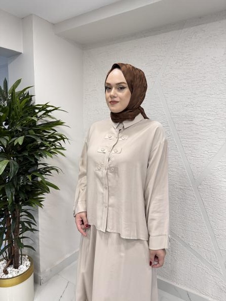 CEREMONY 6904 ANJELİK PATI DETAYLI ETEĞİ DERİ BANTLI TAKIM TAŞ