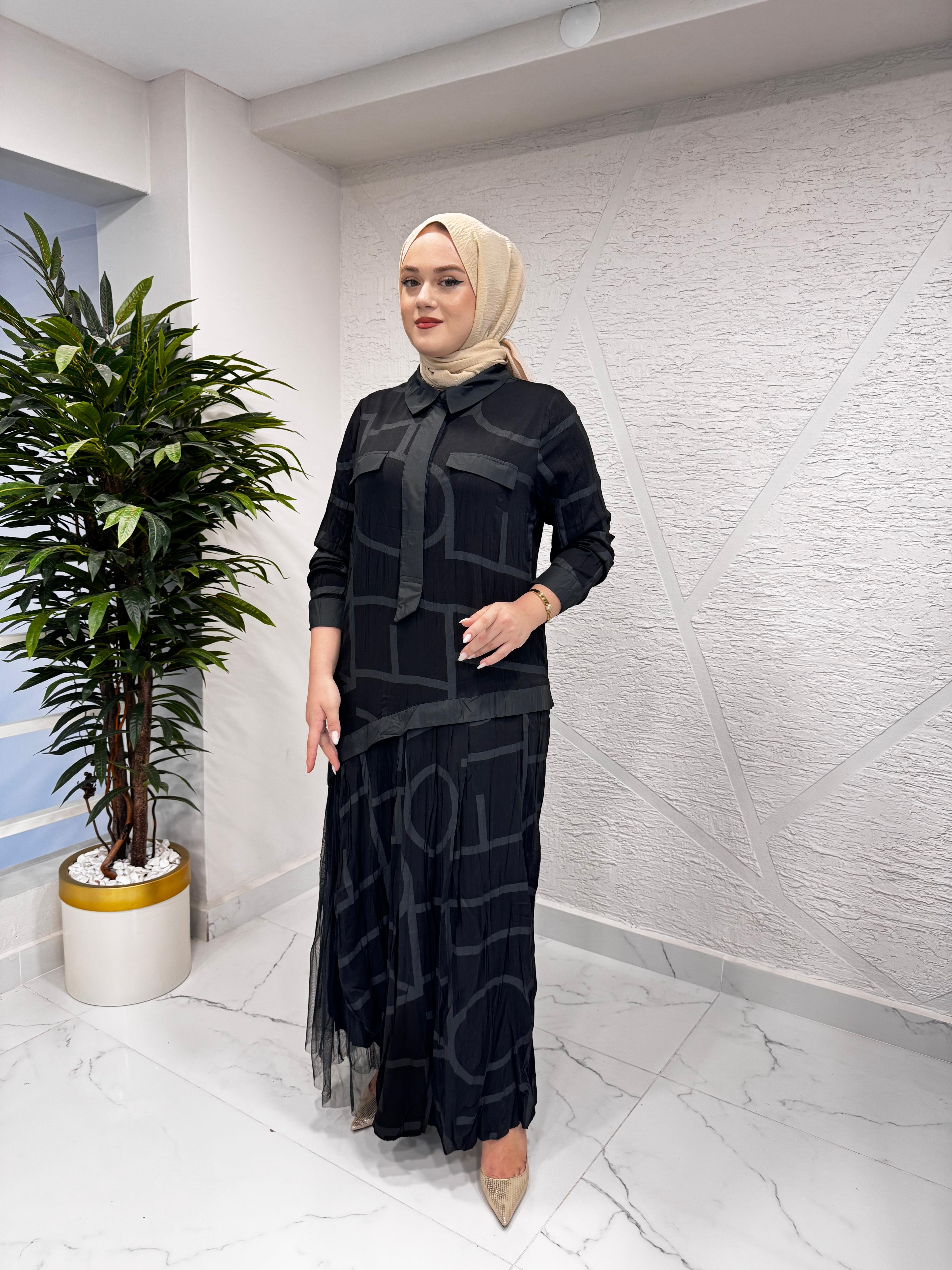 LISSMORE 5902 ELBİSE SİYAH