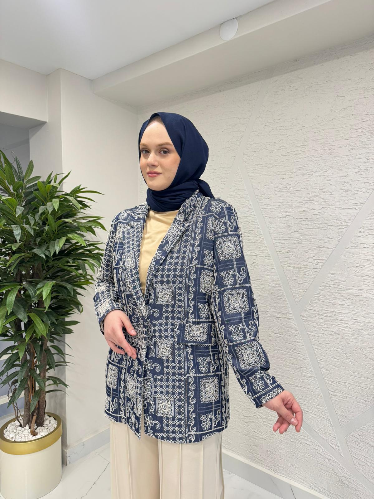 CEREMONY 26Y864 BRODE NAKIŞLI KOT CEKET ORİJİNAL