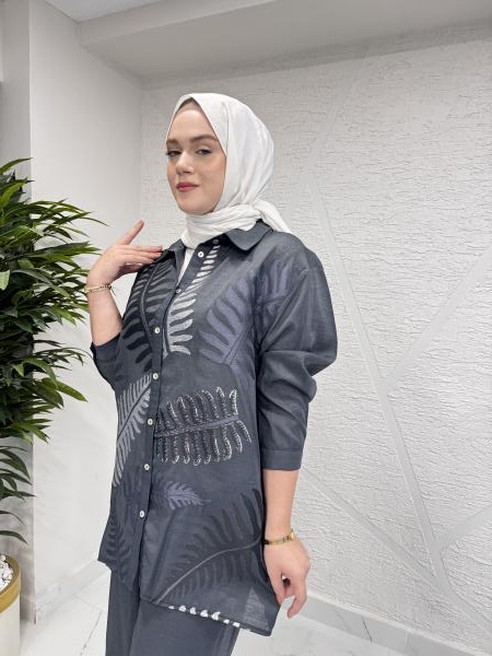CEREMONY 59127 ÖNDEN DÜĞMELİ MONARCH PANTOLONLU TAKIM ANTRASİT