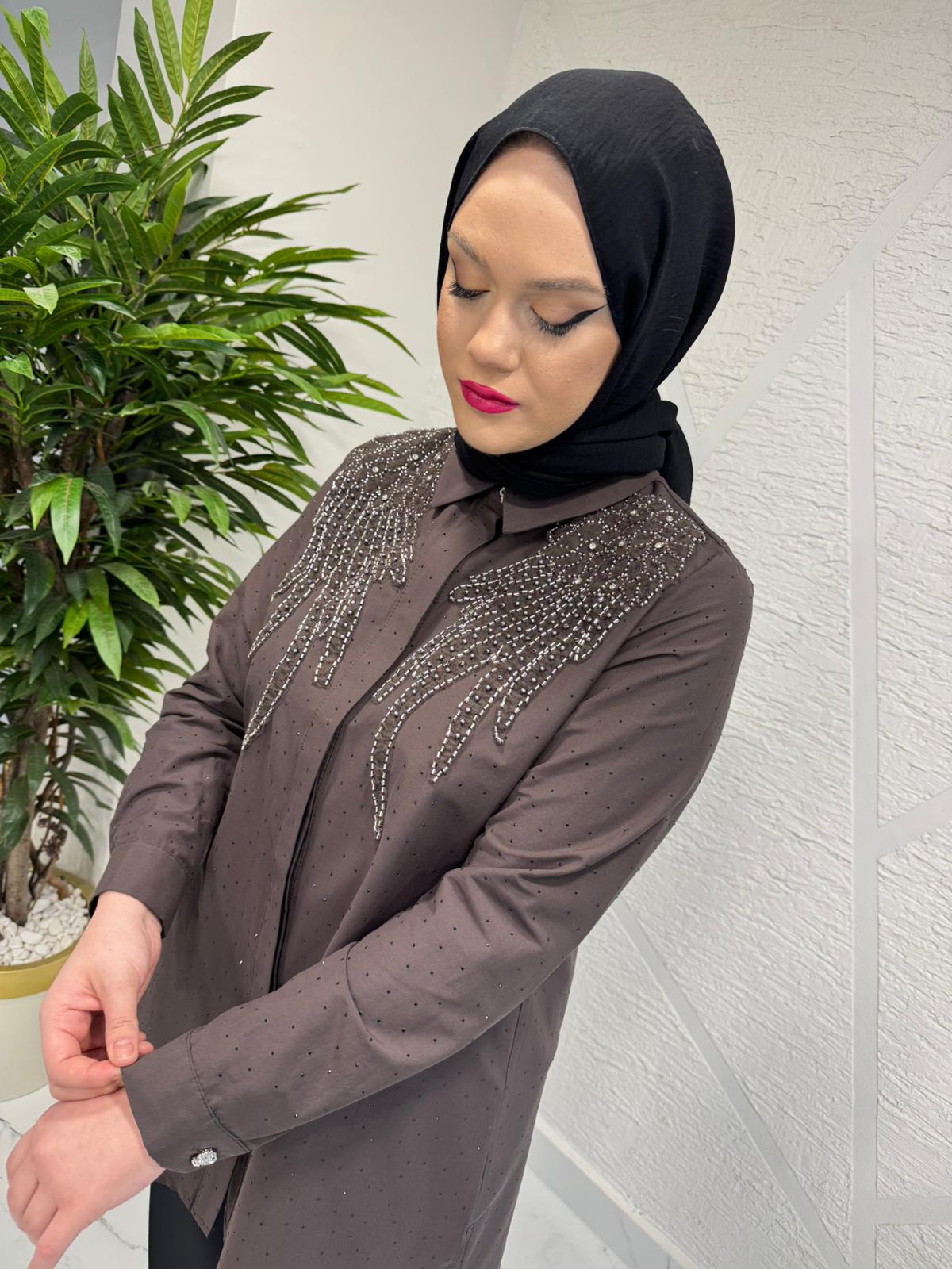 OTTO 3443 TUNİK KAHVERENGİ