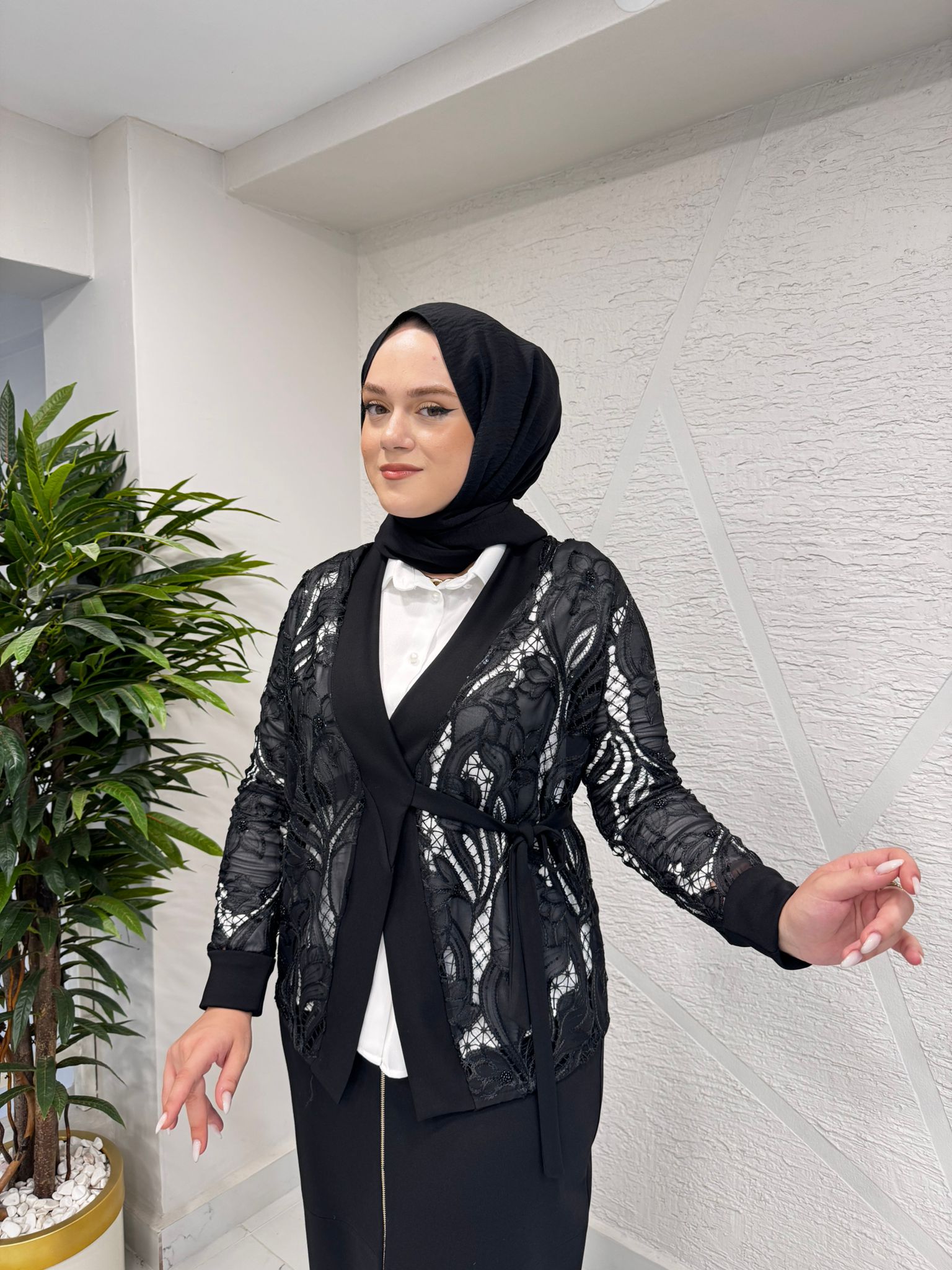 FUAT GÜRŞEN 4701 GÖMLEK HIRKA TAKIM SİYAH
