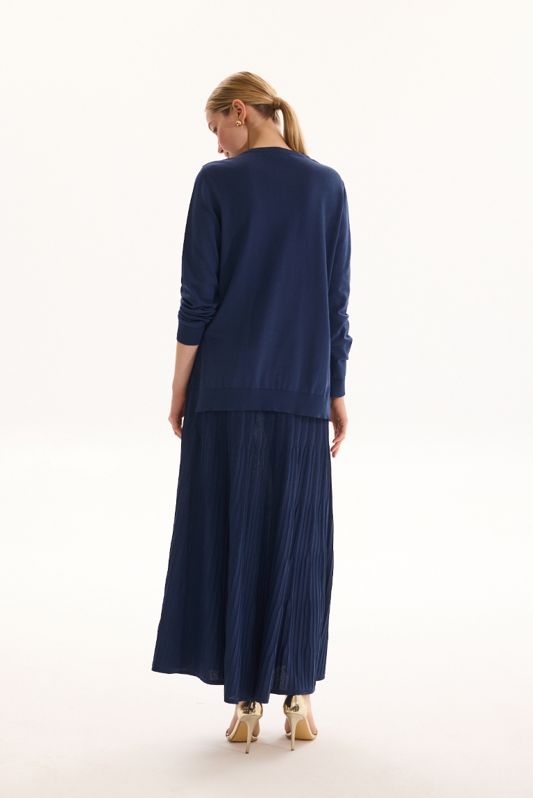 MISSEMRAMISS 1114 ELEGANTE TRİKO TAKIM LACİVERT