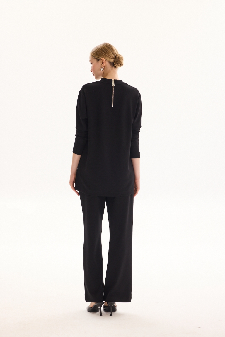 MISSEMRAMISS 4735 ROCCIOSO COTTON TAKIM SİYAH