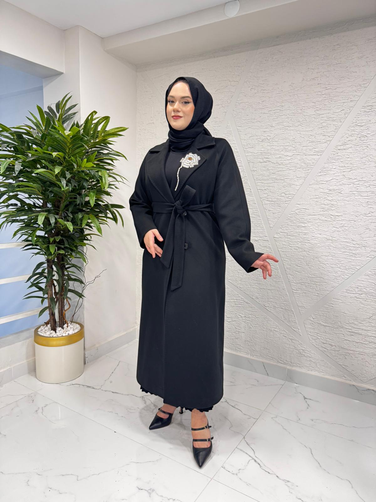 MISSEMRAMISS 5018 LUCE KAŞE KABAN SİYAH