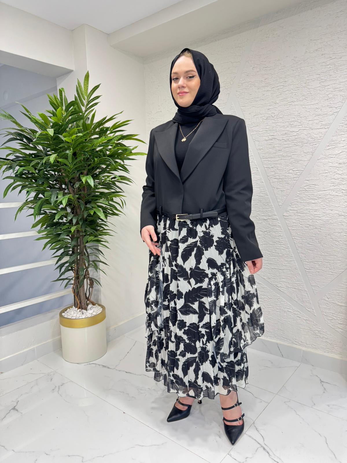 MISSEMRAMISS 5345 EVORA CEKET SİYAH