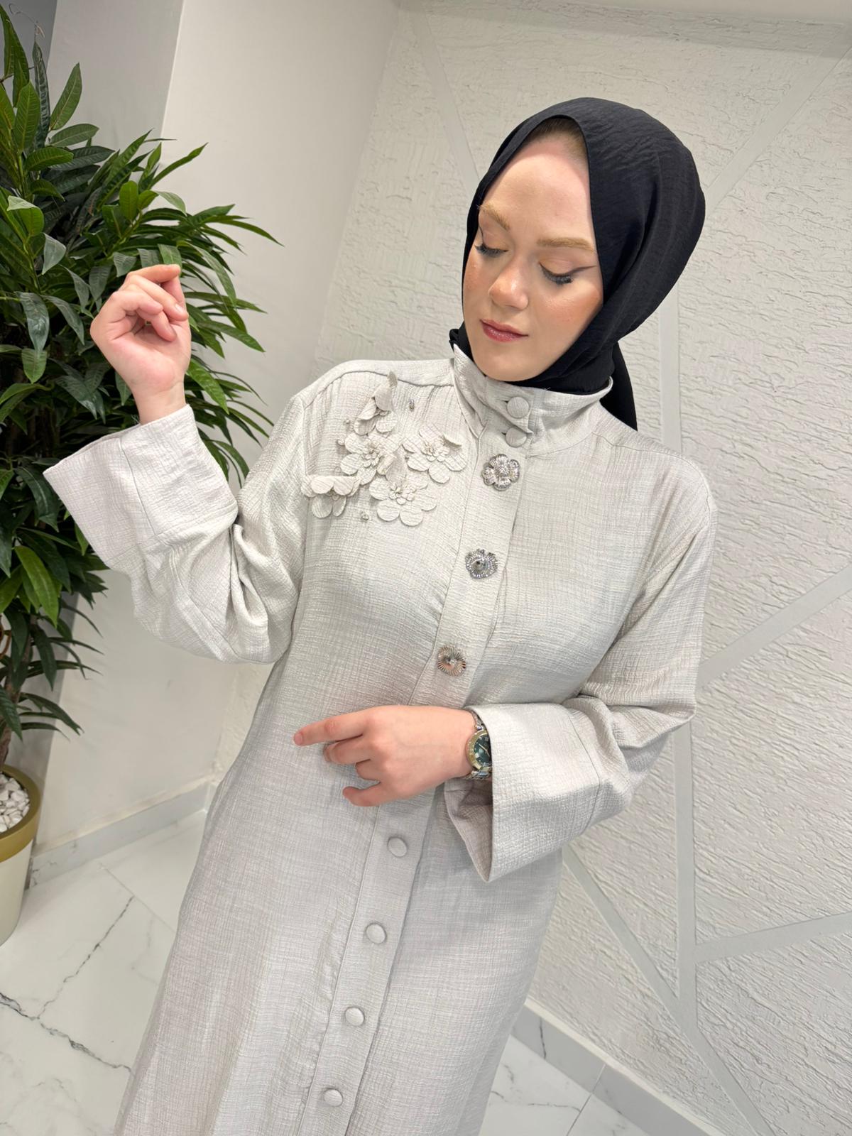 MISSEMRAMISS 5186 FLOREN ELBİSE TAŞ