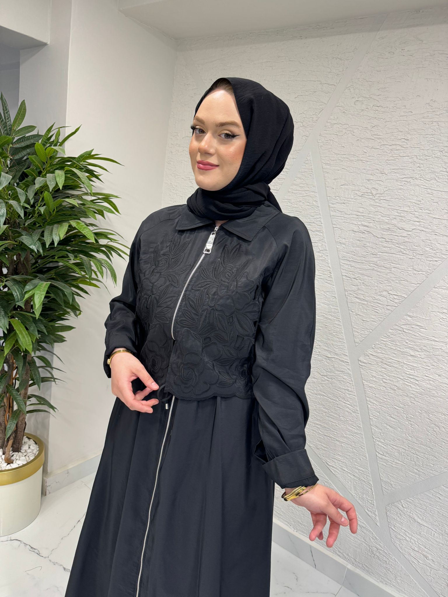 MISSEMRAMISS 5195 GRACE CUT ELBİSE SİYAH