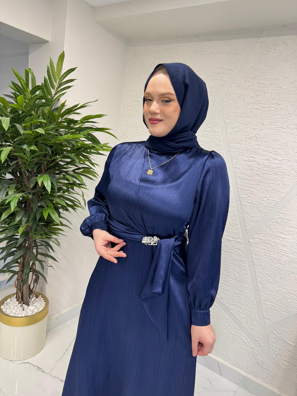 OTTO 5438 ELBİSE MAVİ