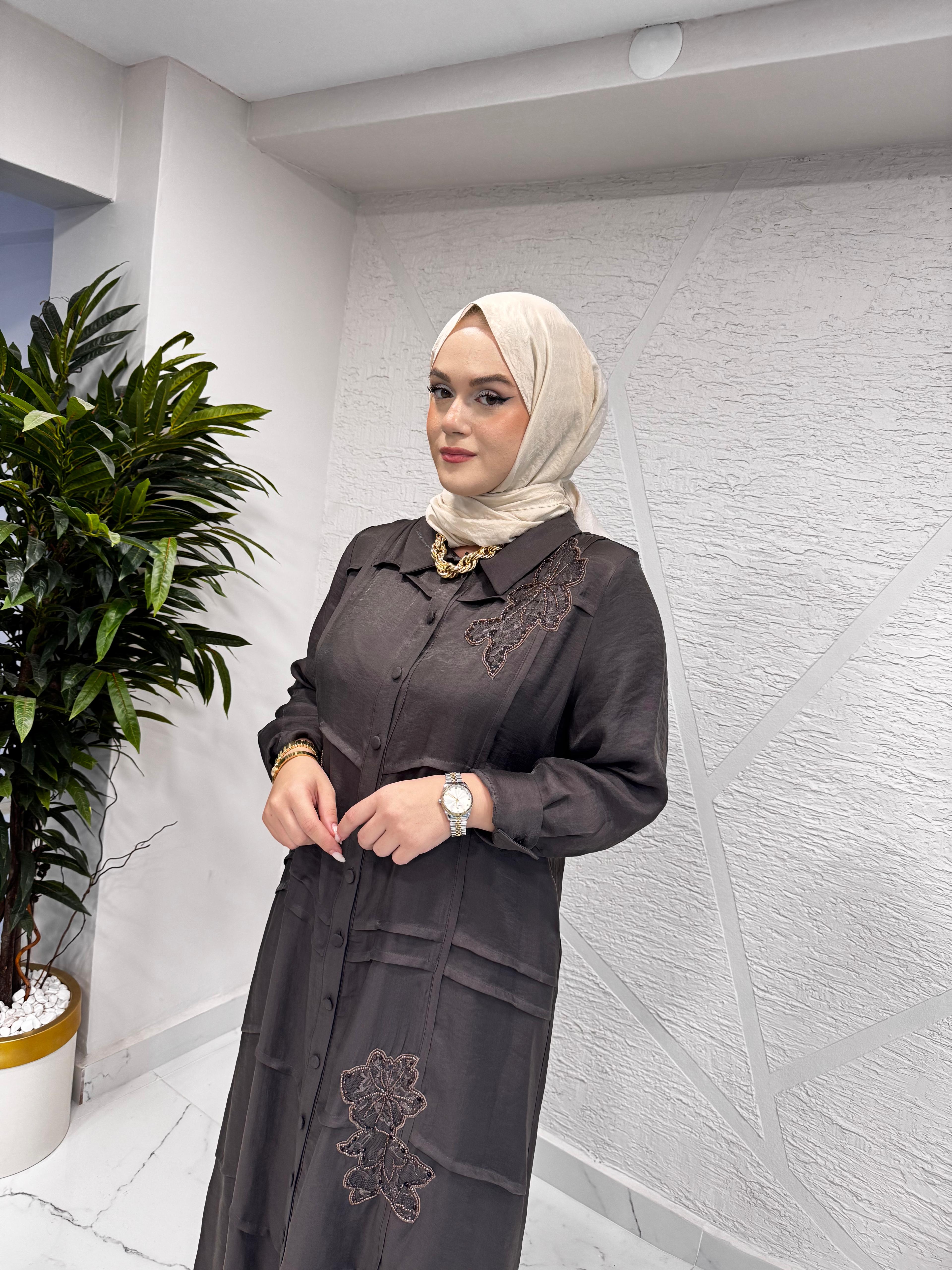 LISSMORE 6001 ELBİSE KAHVERENGİ