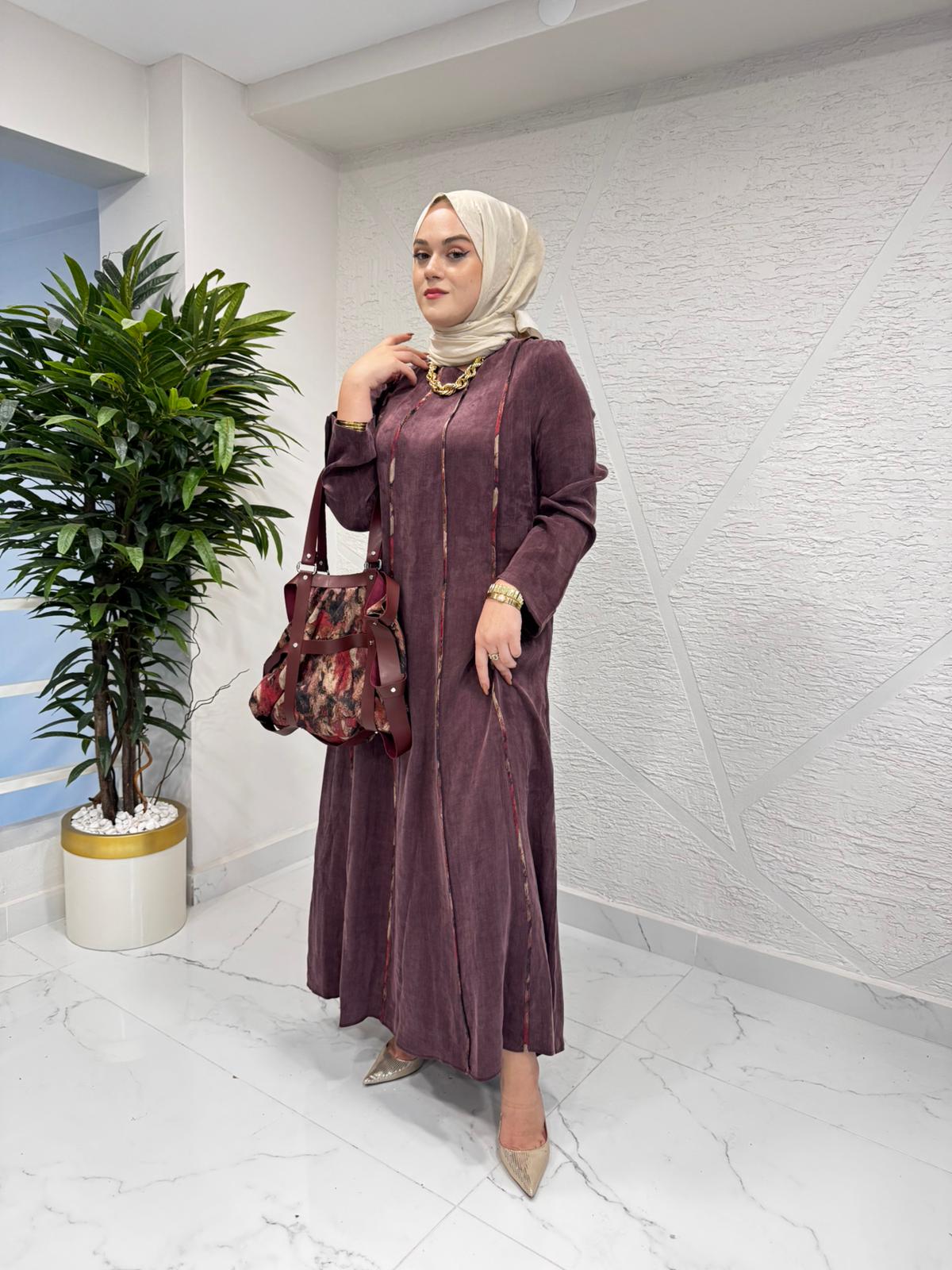 LISSMORE 6079 ELBİSE (ÇANTA DAHİLDİR) BORDO