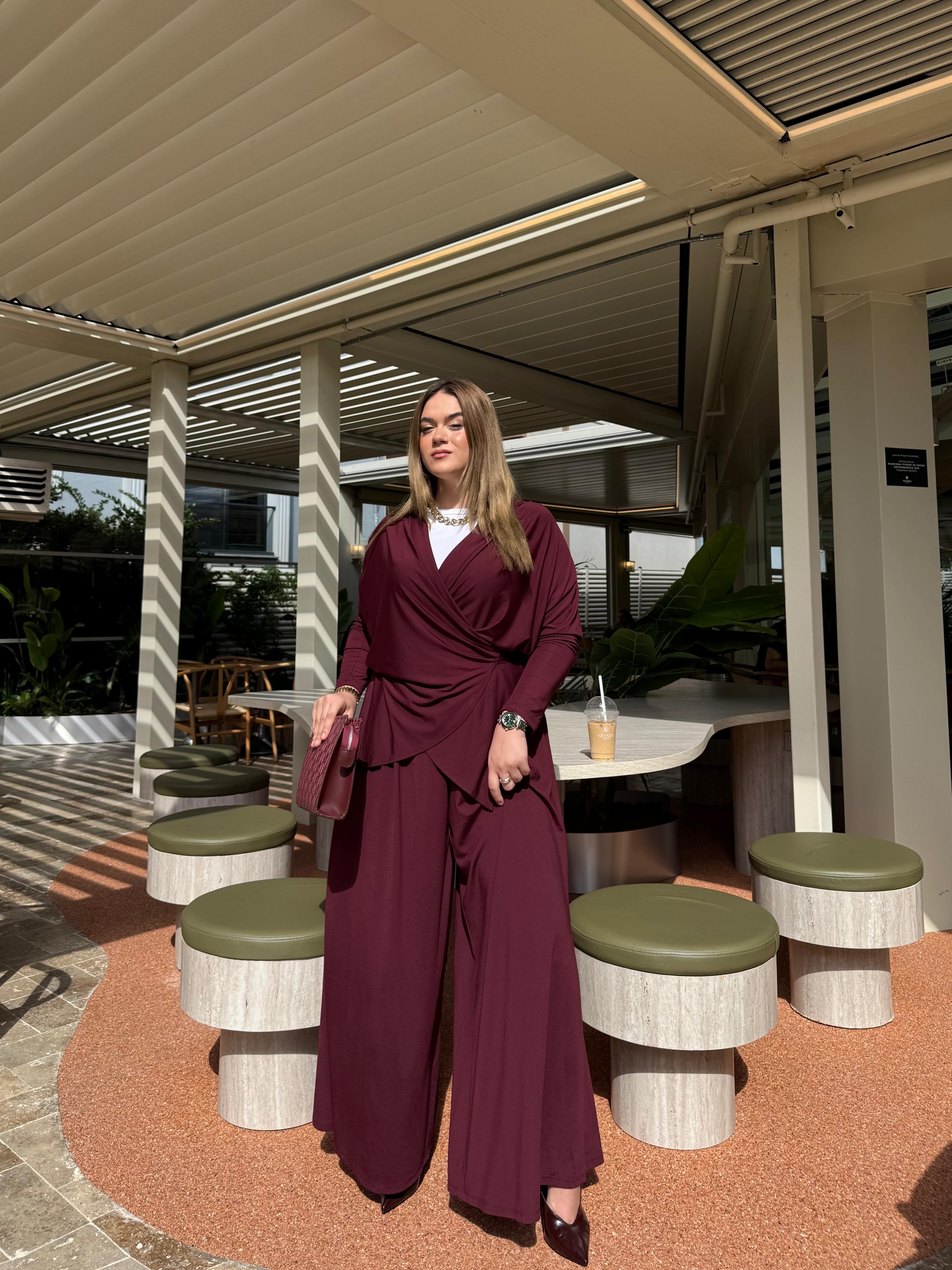 QASHE 6494 PANTOLON TAKIM BORDO