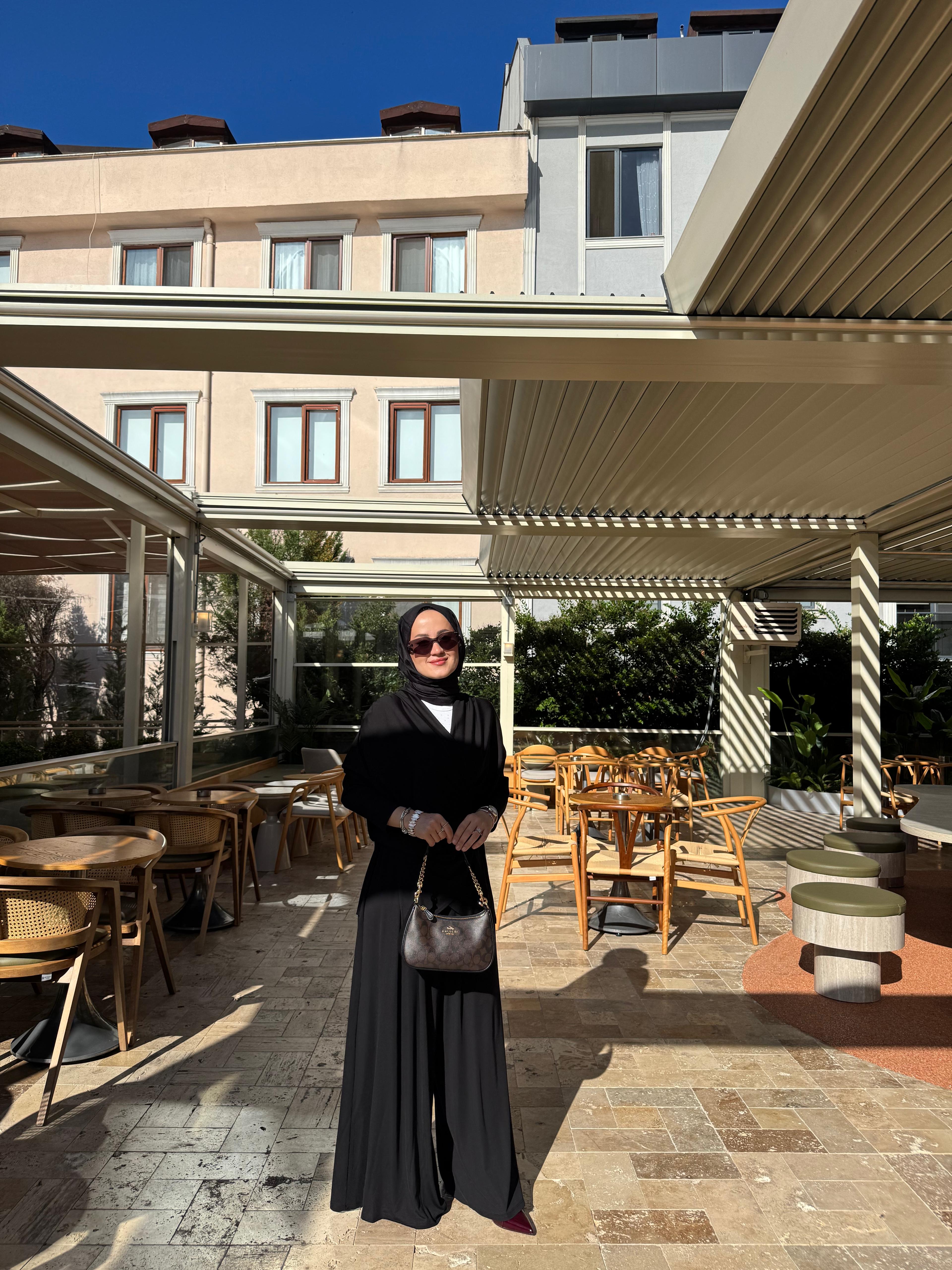 QASHE 6494 PANTOLON TAKIM SİYAH