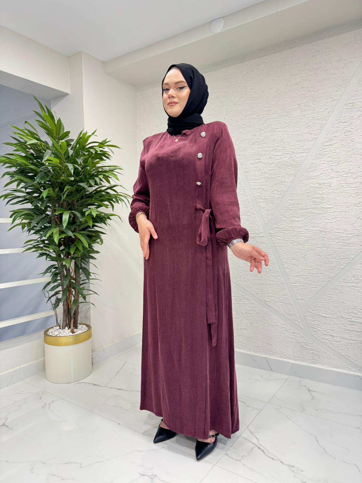 QASHE 6601 ELBİSE MÜRDÜM