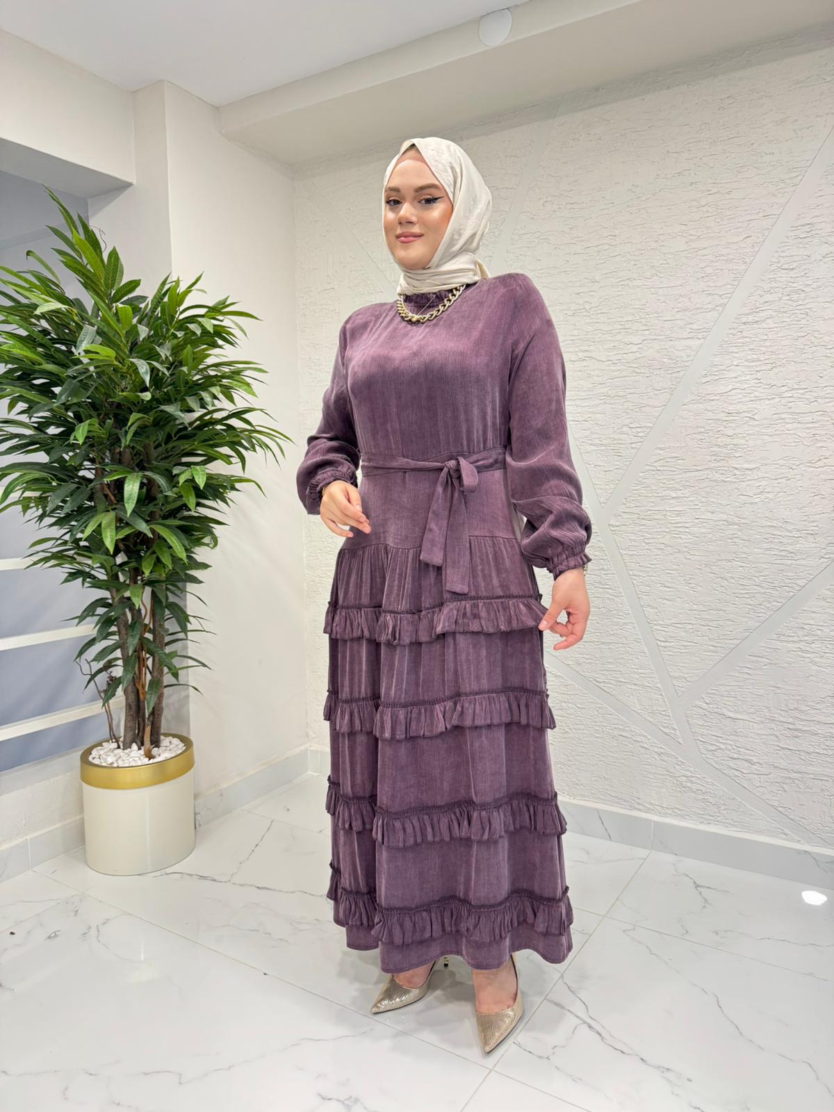 QASHE 6619 ELBİSE MÜRDÜM