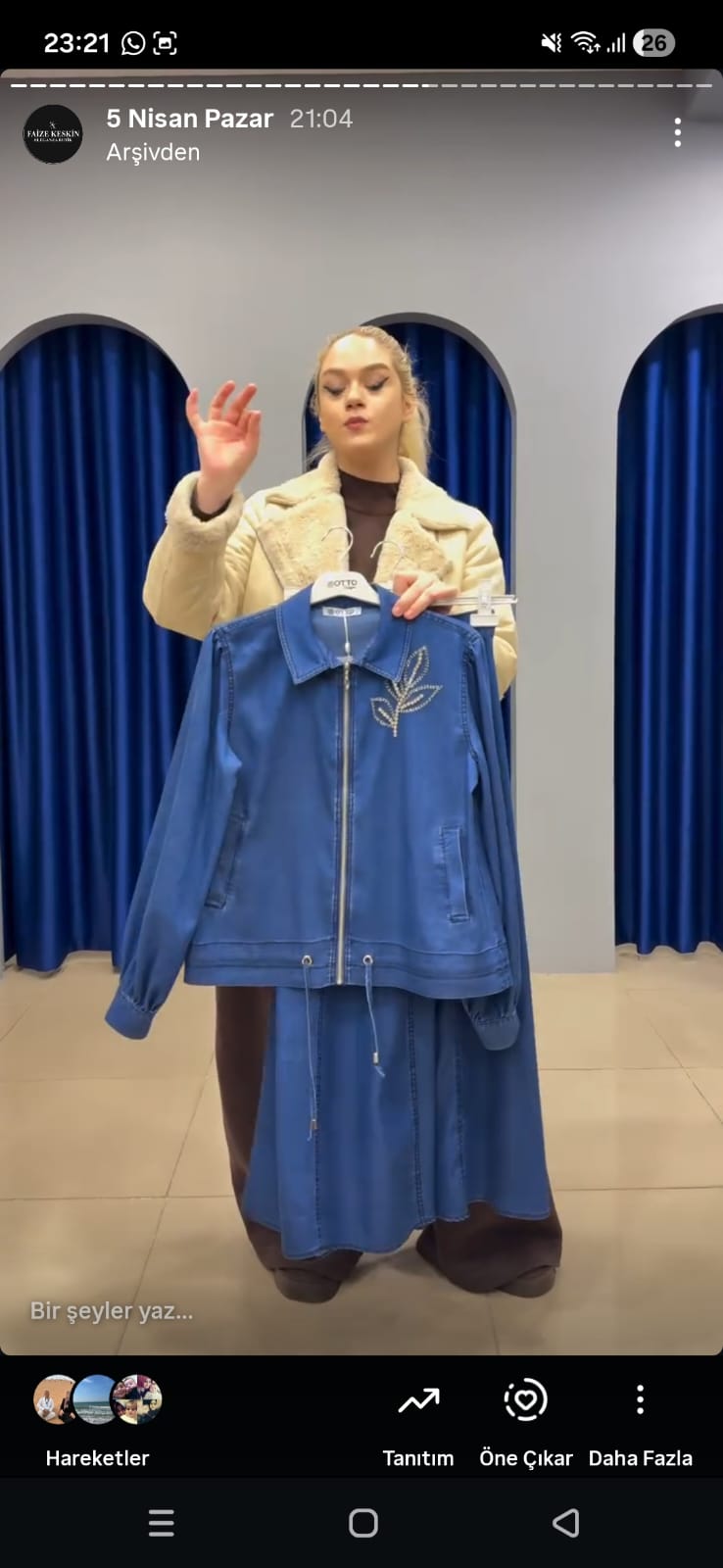 OTTO 7475 TAKIM MAVİ