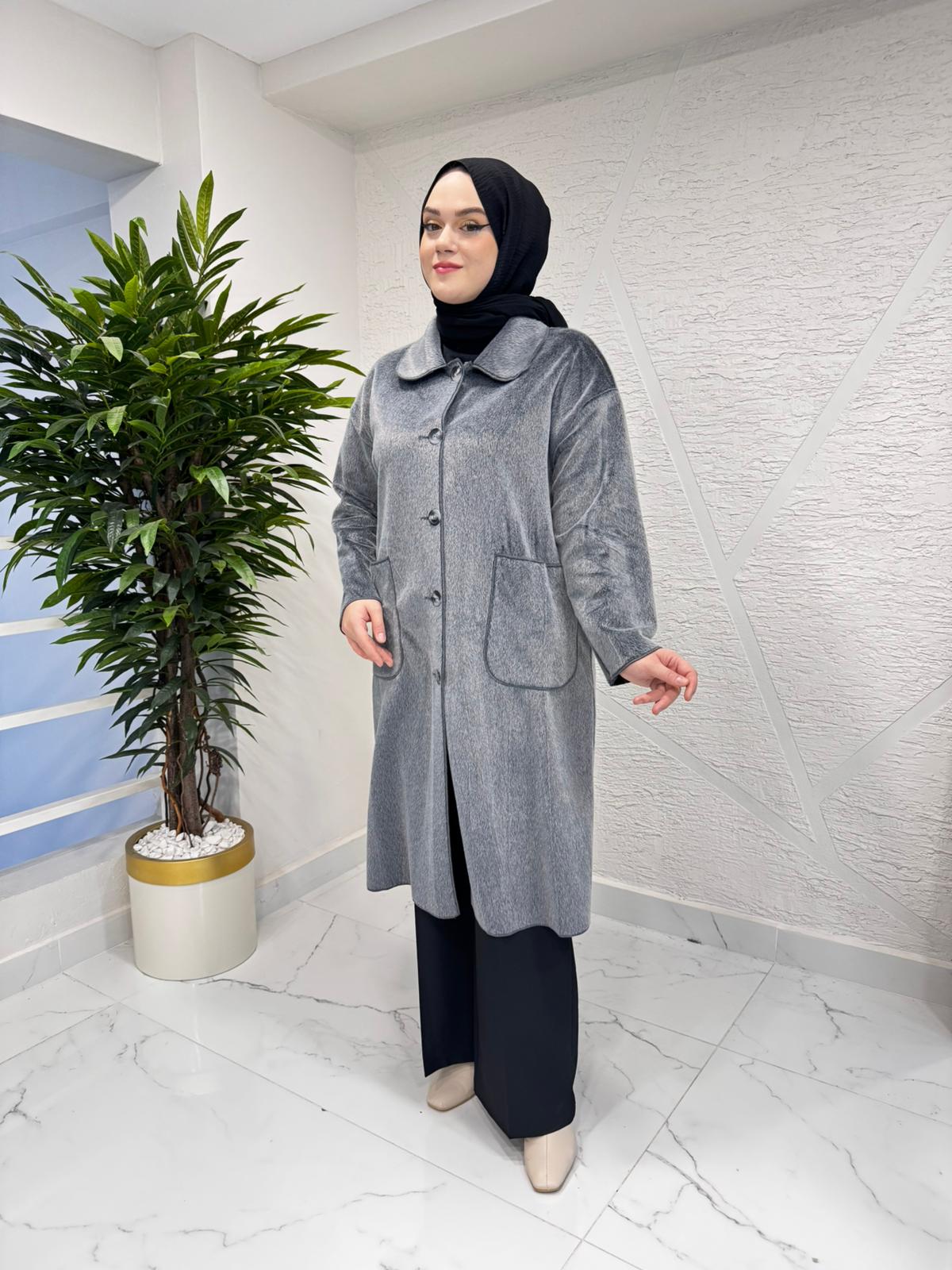 PUANE 15220 ARABOY ANGORA KABAN ANTRASİT