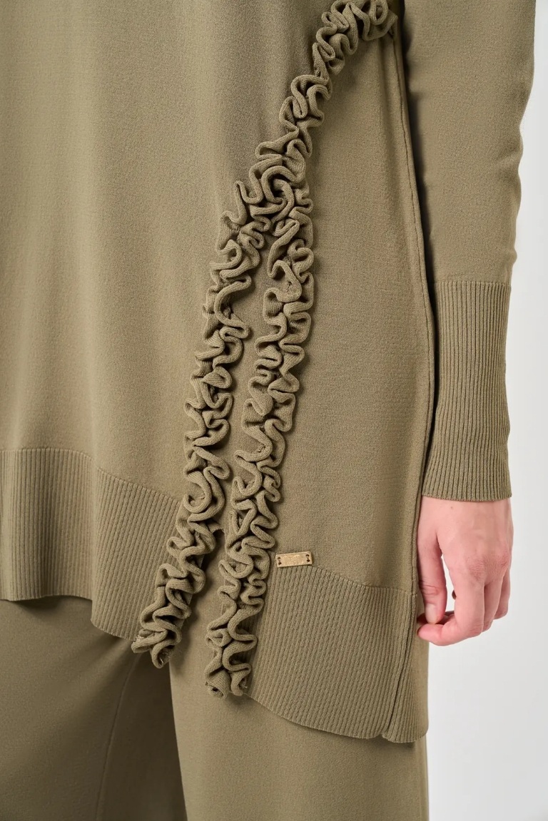 MİSSA SOĞUK İP FIRFIR TUNİK HAKİ