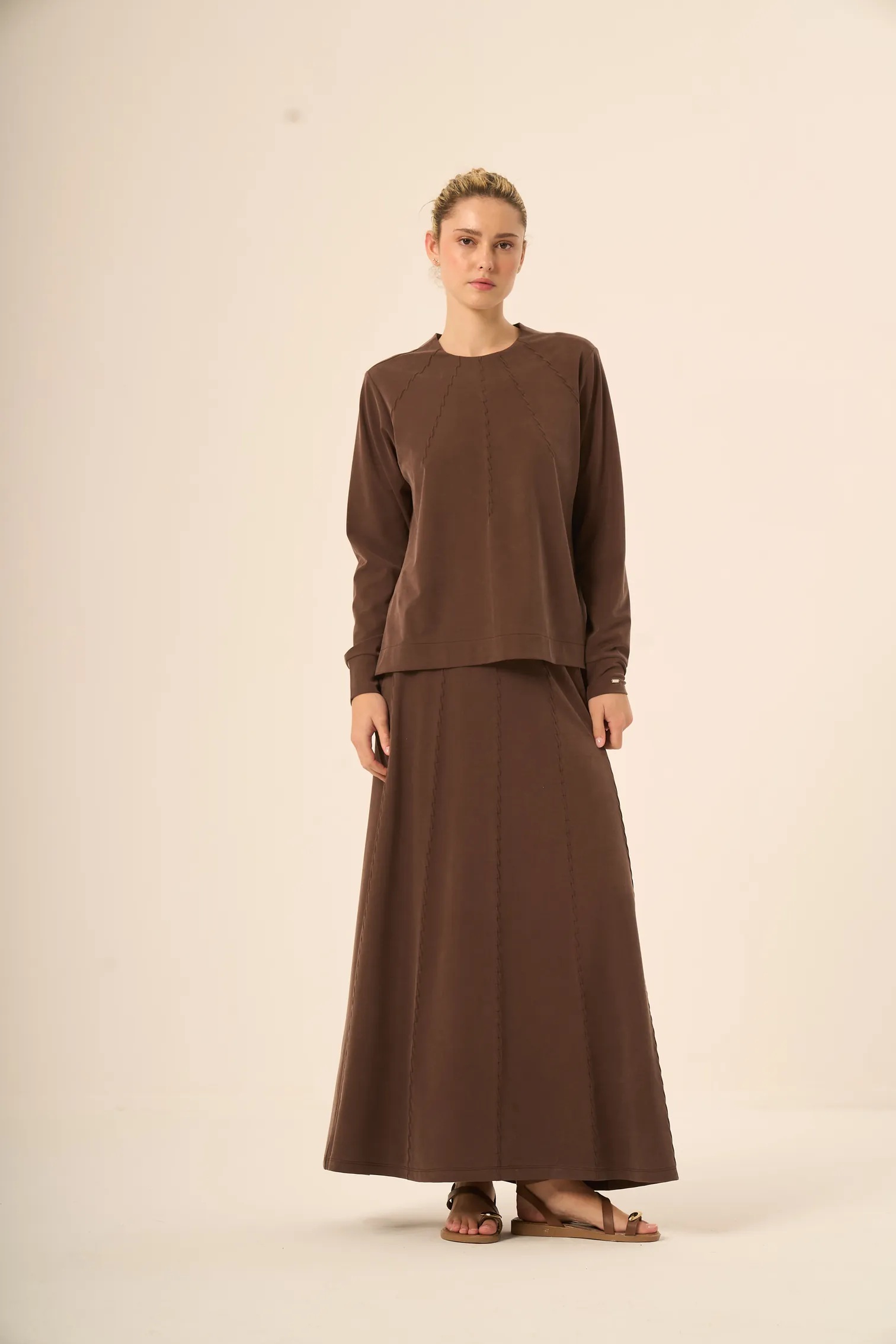 MİSSA OYSHO GÜNEŞ TAKIM KAHVERENGİ