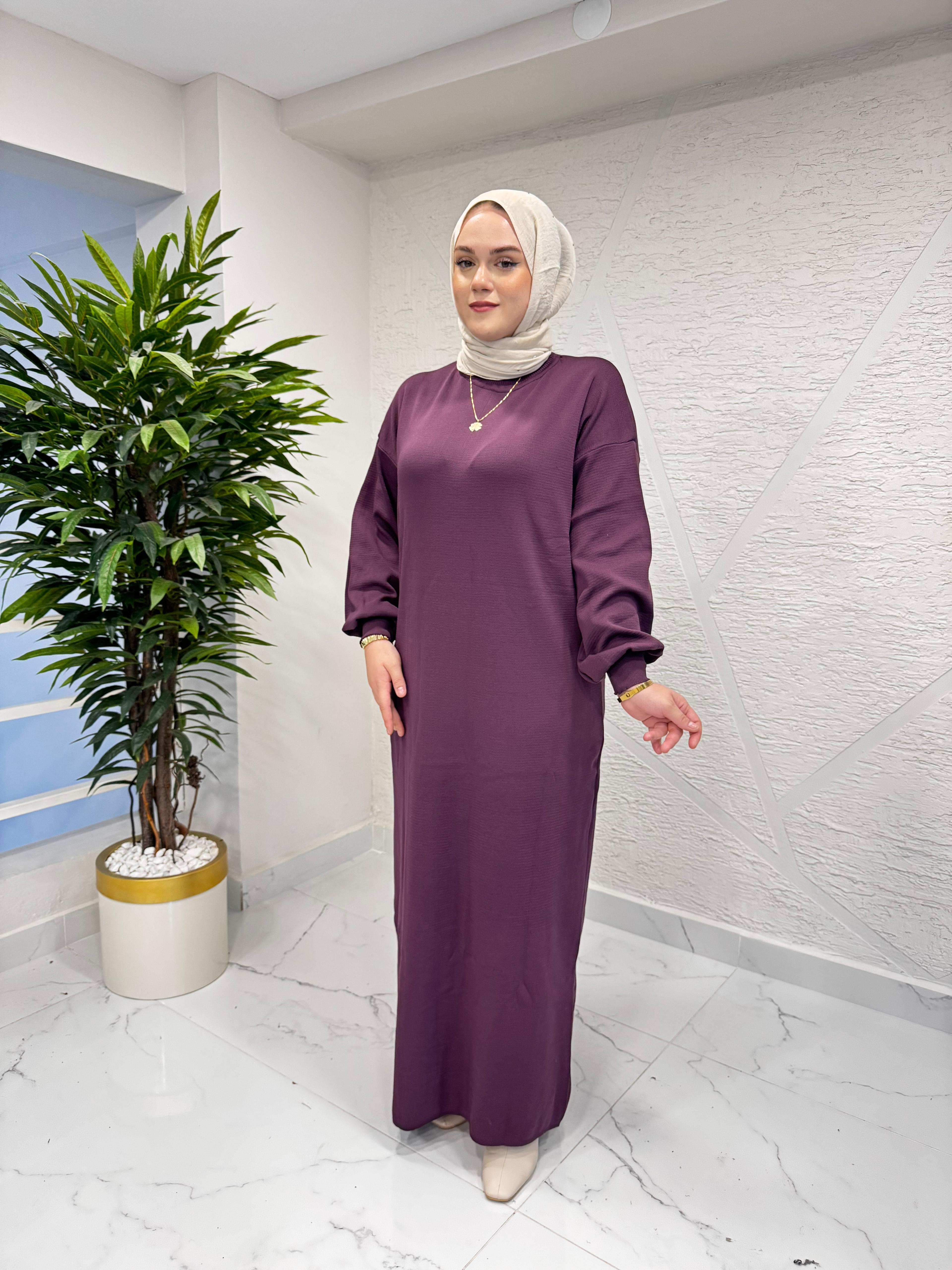 RAIMENT TRİKO ELBİSE MOR