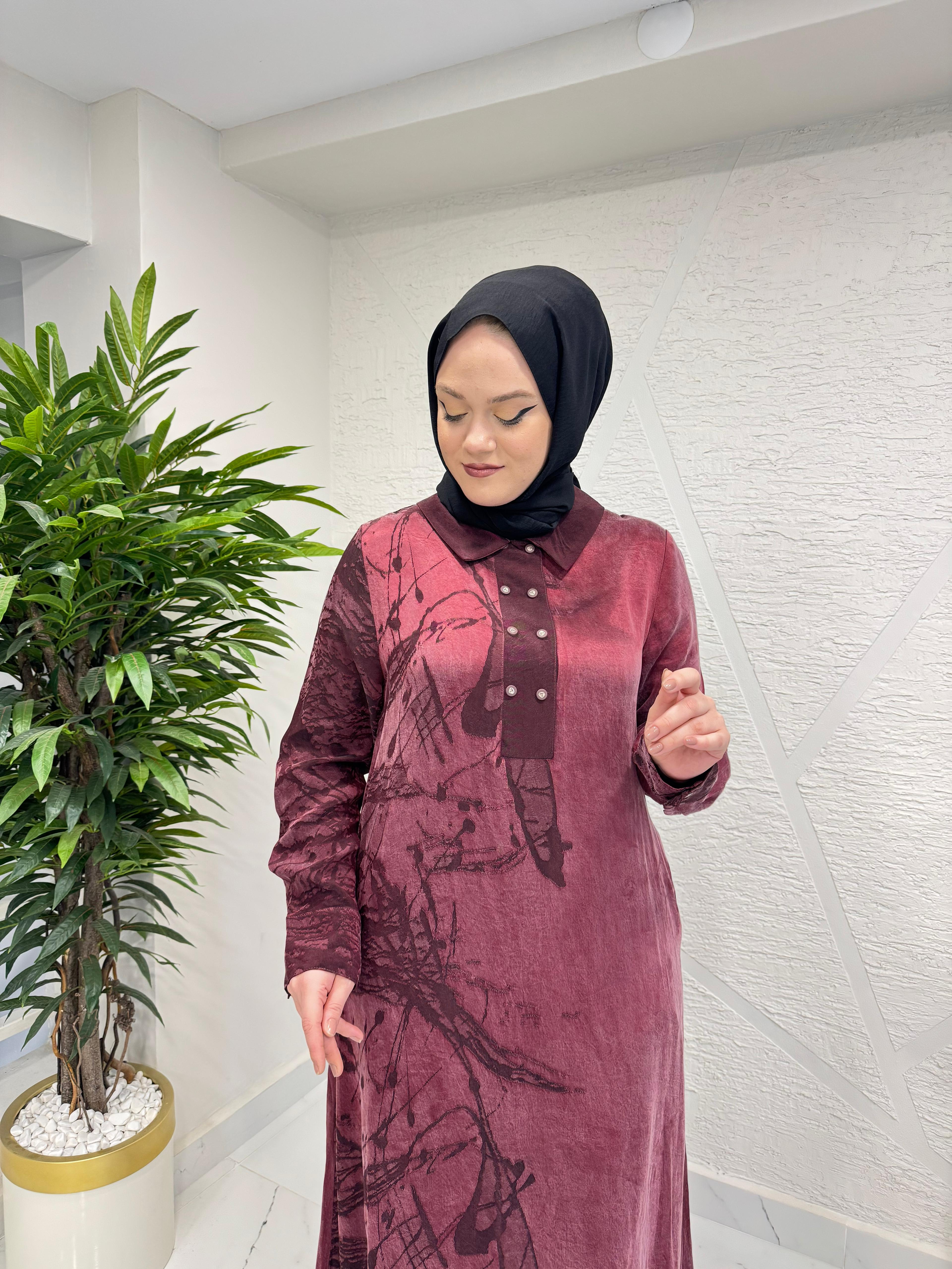 LISSMORE 6250 ELBİSE BORDO