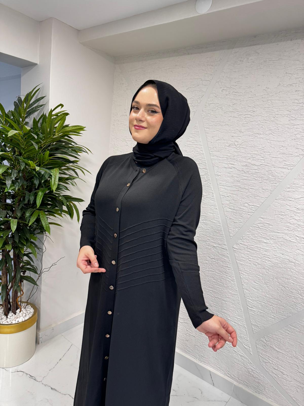 MİSSA K-26 İTALYAN HIRKA SİYAH