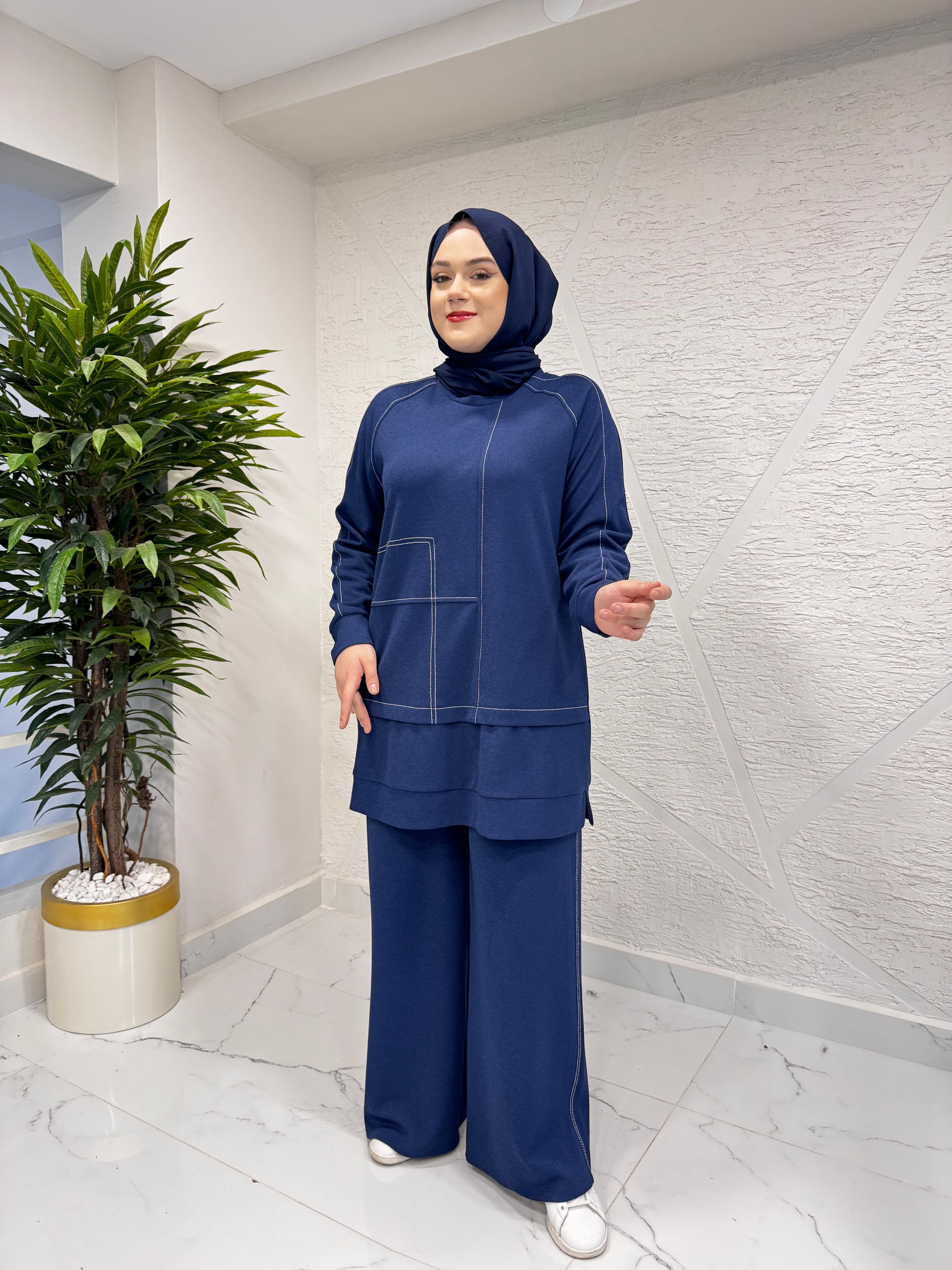 CLEMENCE 1490 BUGATTI PANTOLON TAKIM LACİVERT