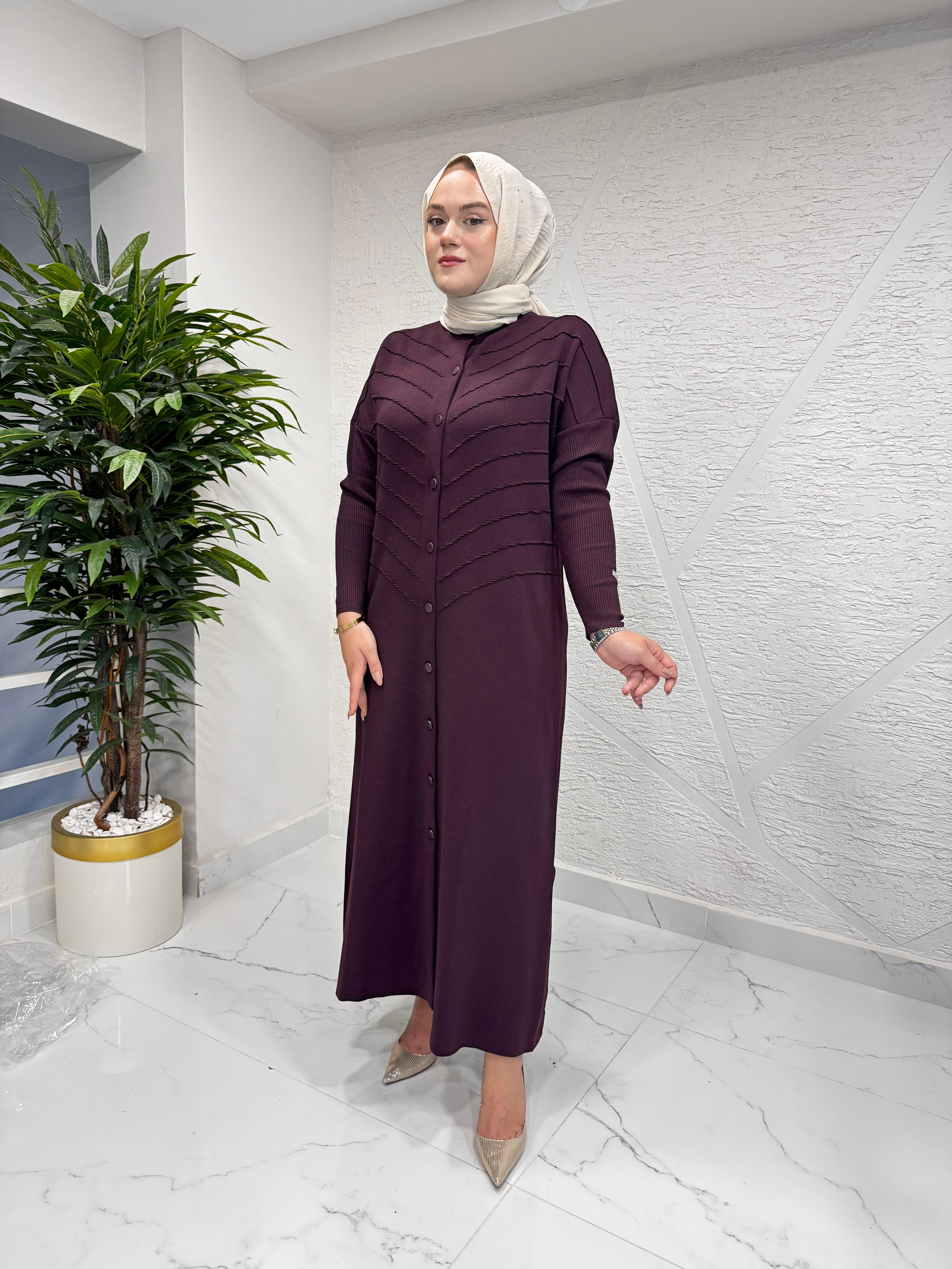 MİSSA ROSE TRİKO KAP BORDO