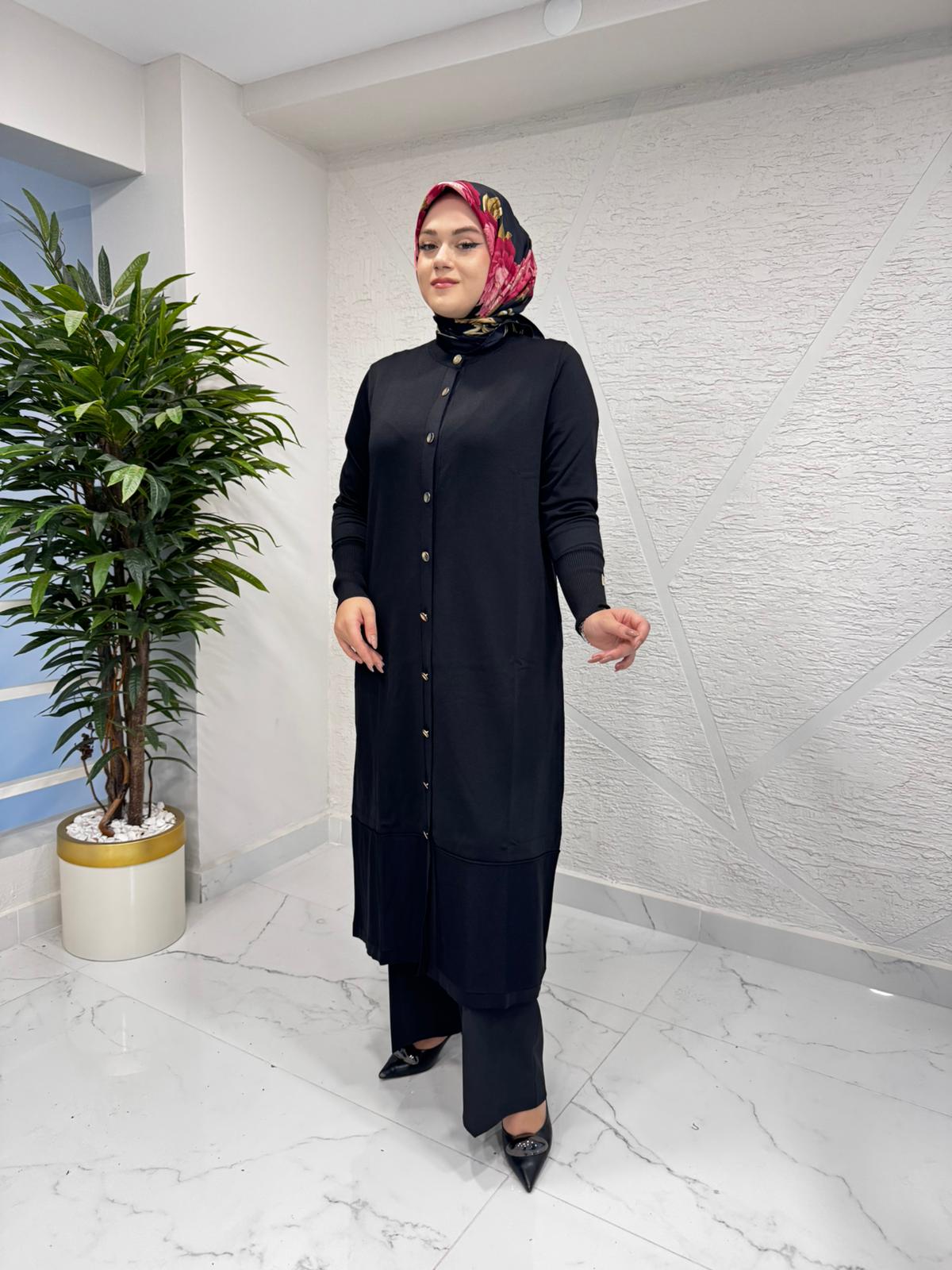 MİSSA SOĞUK İP BALON HIRKA SİYAH