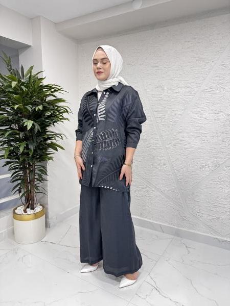 CEREMONY 59127 ÖNDEN DÜĞMELİ MONARCH PANTOLONLU TAKIM ANTRASİT