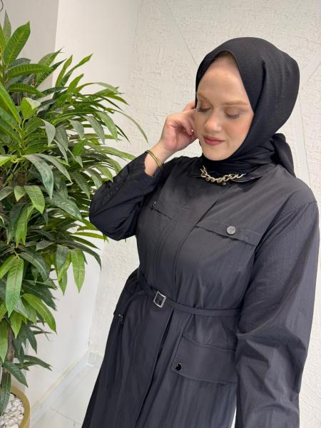 WENNORA 1035 TRENÇ SİYAH