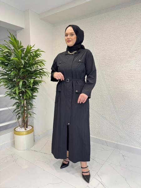 WENNORA 1035 TRENÇ SİYAH