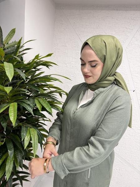 MİSSA K10 NESS KETEN HIRKA HAKİ