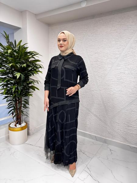 LISSMORE 5902 ELBİSE SİYAH