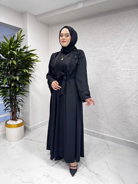 ORHAN 2587 İKİLİ ABİYE TAKIM SİYAH