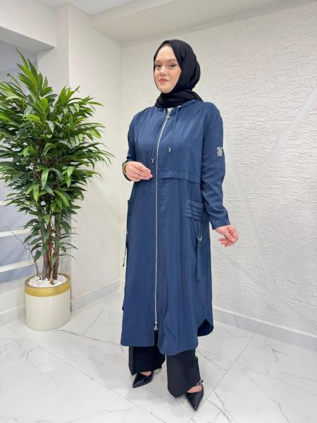 CEREMONY 26Y821 CEBİ PİLELİ METAL TOKALI SAFARİ KAP LACİVERT