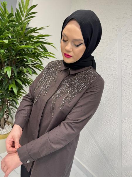 OTTO 3443 TUNİK KAHVERENGİ