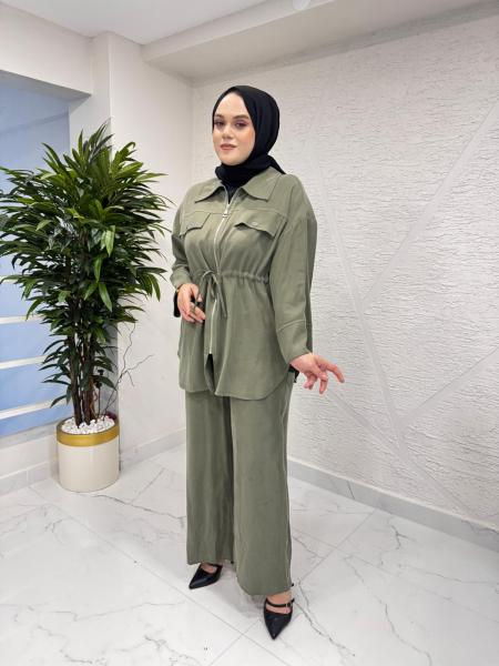 İKOL 36249 CEP TÜNELLİ MODAL TAKIM YEŞİL