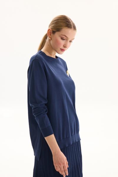 MISSEMRAMISS 1114 ELEGANTE TRİKO TAKIM LACİVERT