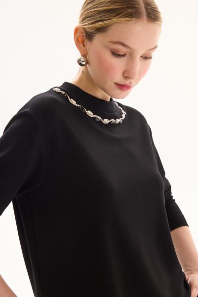 MISSEMRAMISS 4735 ROCCIOSO COTTON TAKIM SİYAH